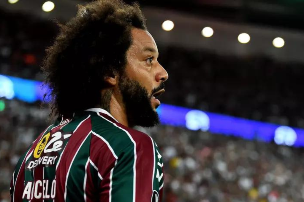 Marcelo entrou no decorrer da partida entre Atlético-MG e Fluminense pela Copa Libertadores