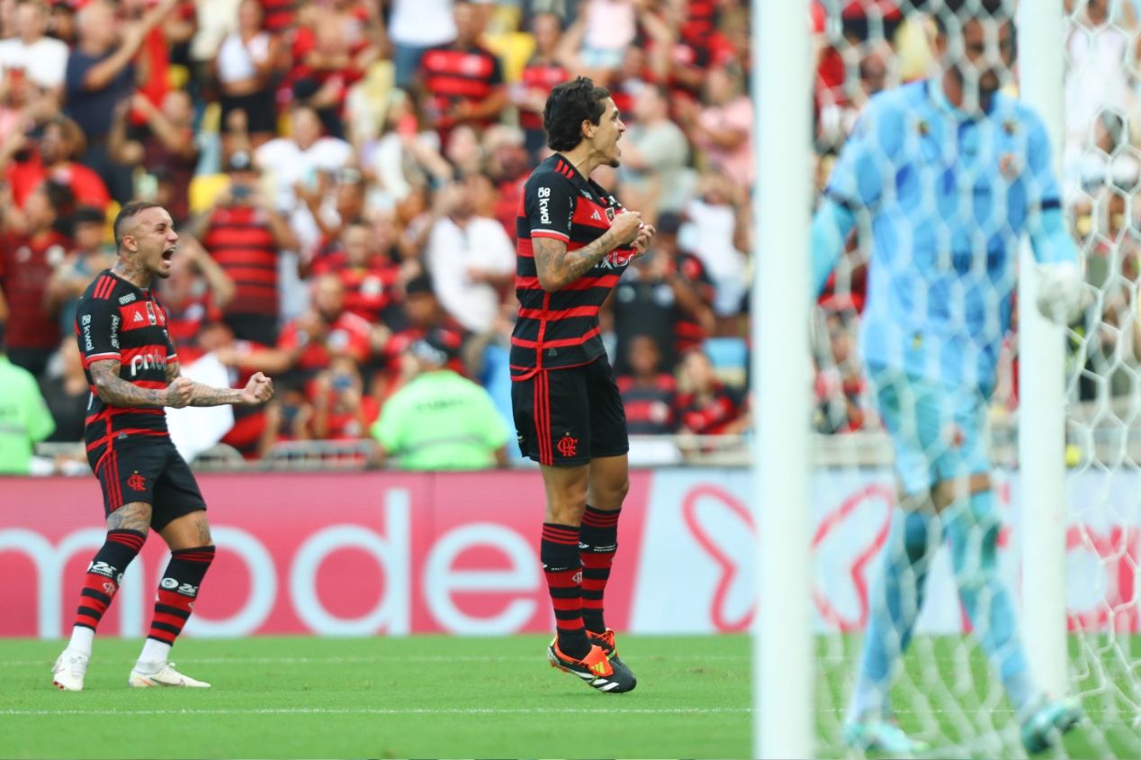Pedro foi destaque do Flamengo na vitória sobre o Nova Iguaçu