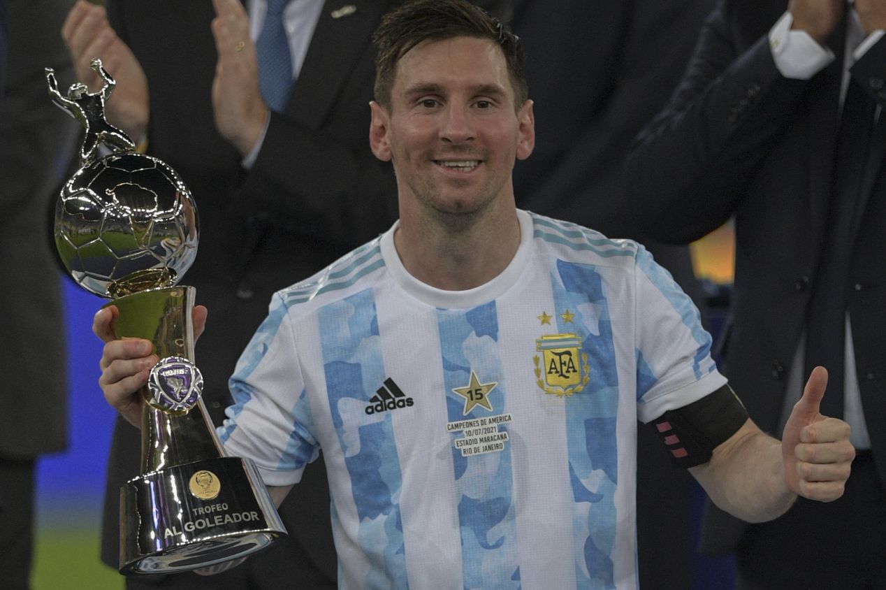 Lionel Messi conquistou a Copa América de 2021