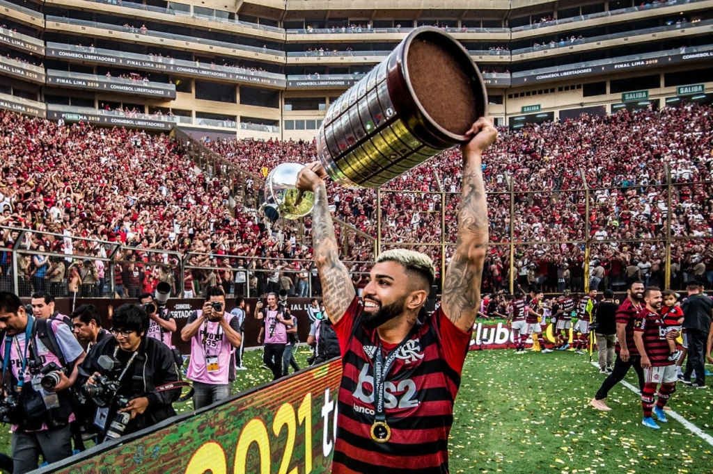 Gabriel Barbosa é um dos maiores artilheiros da história da Copa Libertadores da América