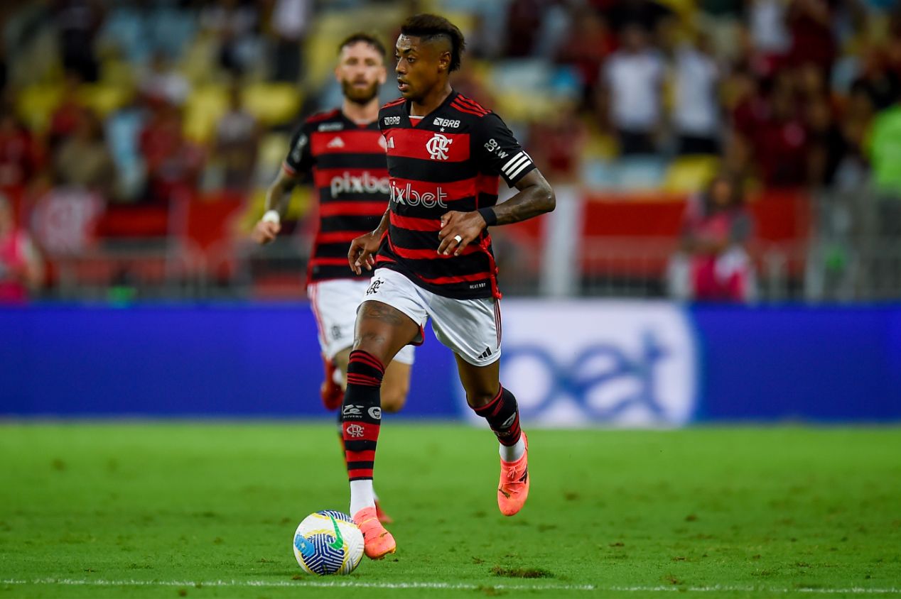 Bruno Henrique teve atuação destacada contra o São Paulo