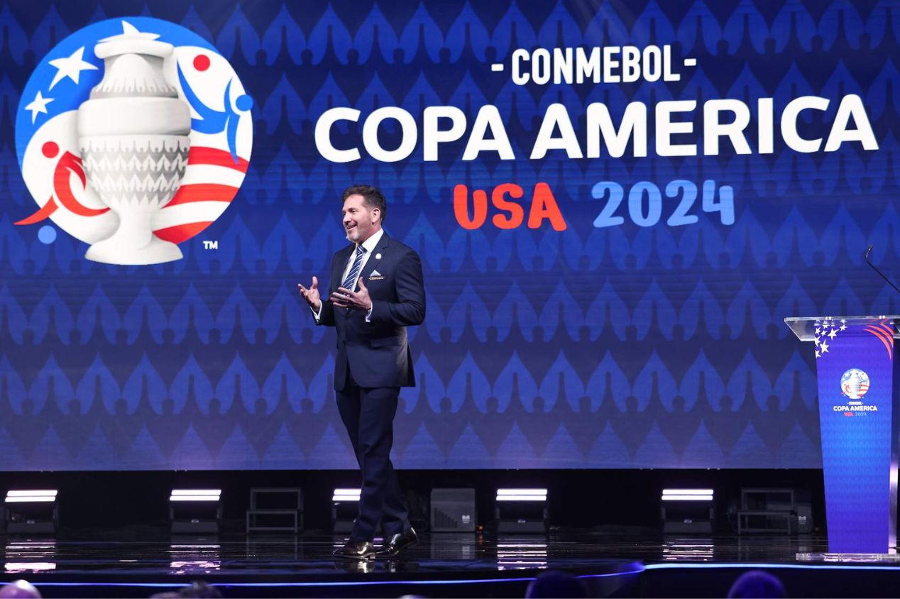 Alejandro Domínguez, presidente da Conmebol, é o grande entusiasta da realização da Copa América nos Estados Unidos