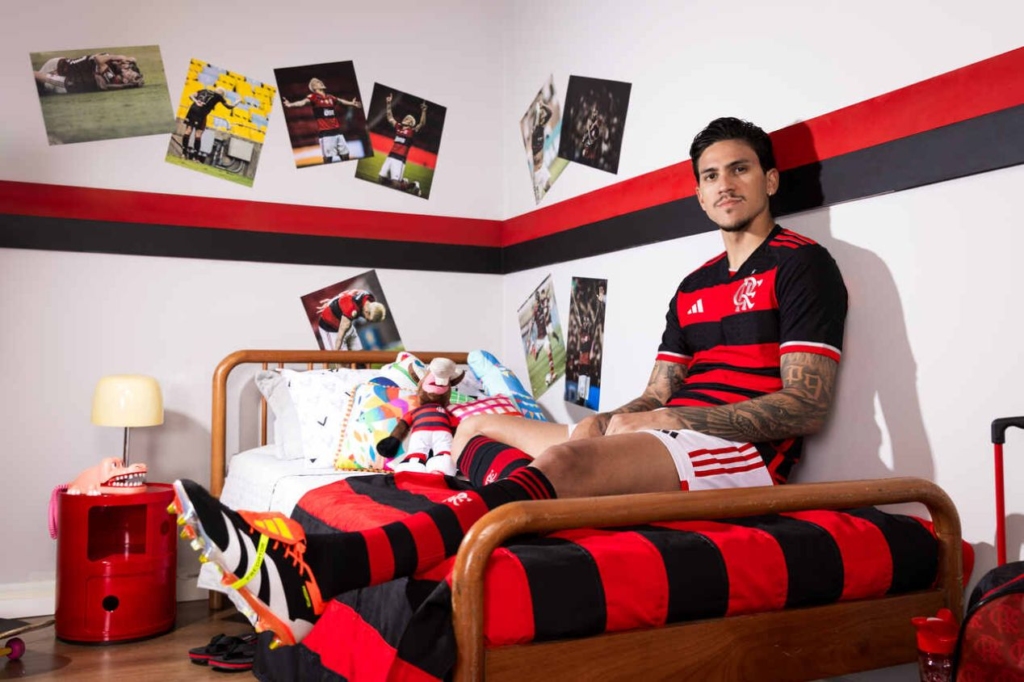Pedro em ação pelo Flamengo