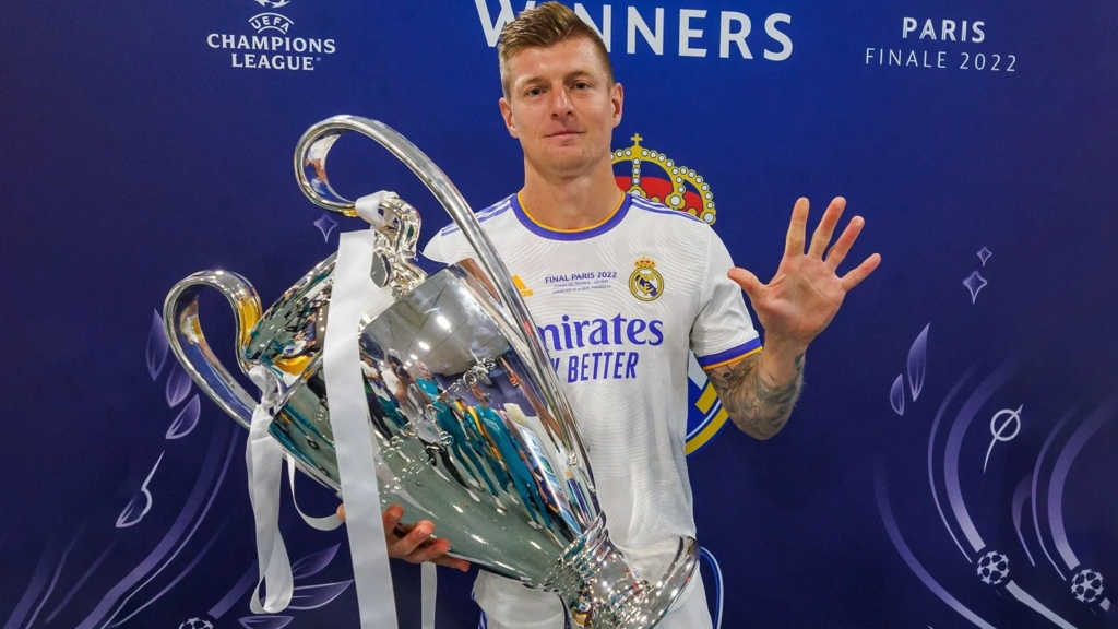 Toni Kroos fará seu último jogo pelo Real Madrid durante a final da Champions.