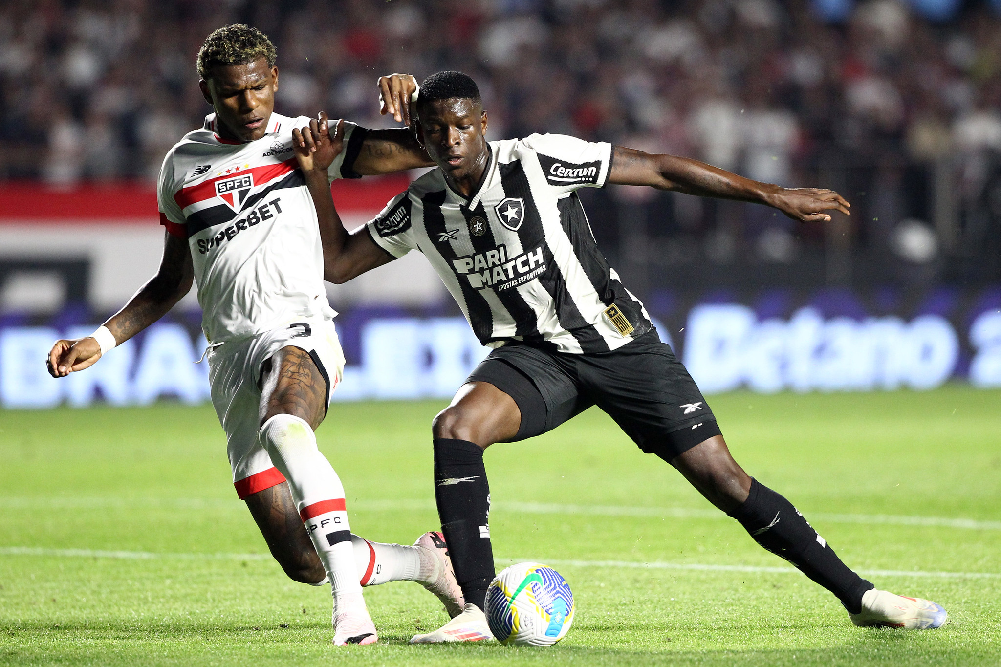 Botafogo empatou com o São Paulo