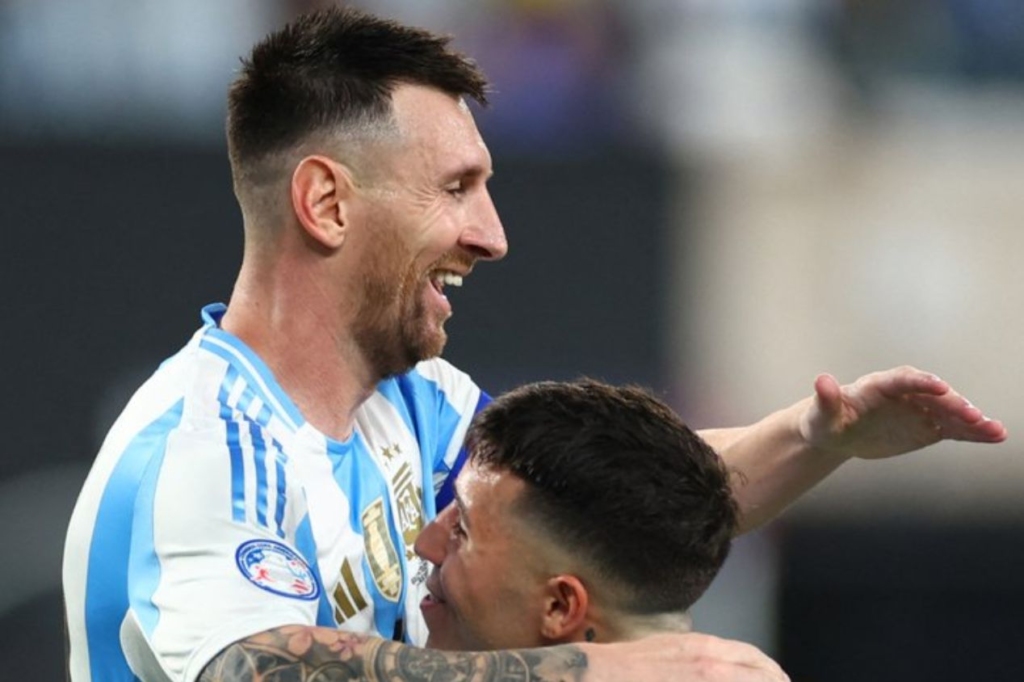 Lionel Messi fez o gol que classificou a Argentina para a final da Copa América