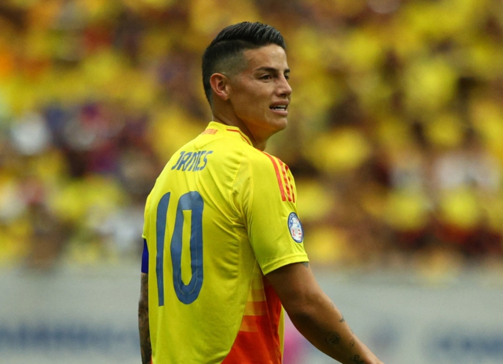 James Rodríguez é um dos principais artilheiros da Colômbia