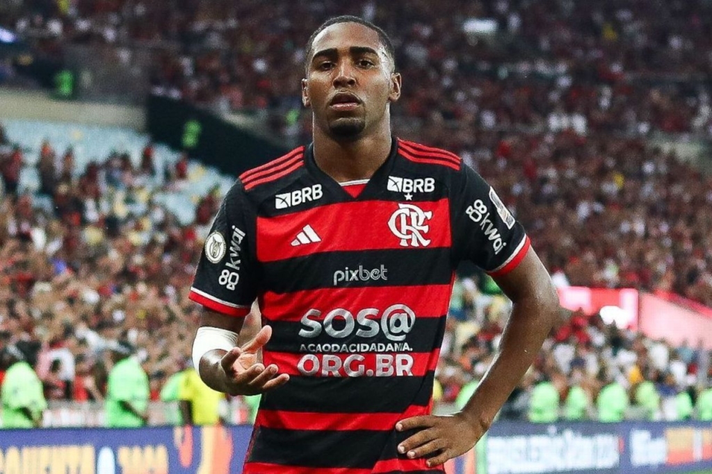 Lorran está entre os jogadores mais valiosos do sub-20 do Flamengp