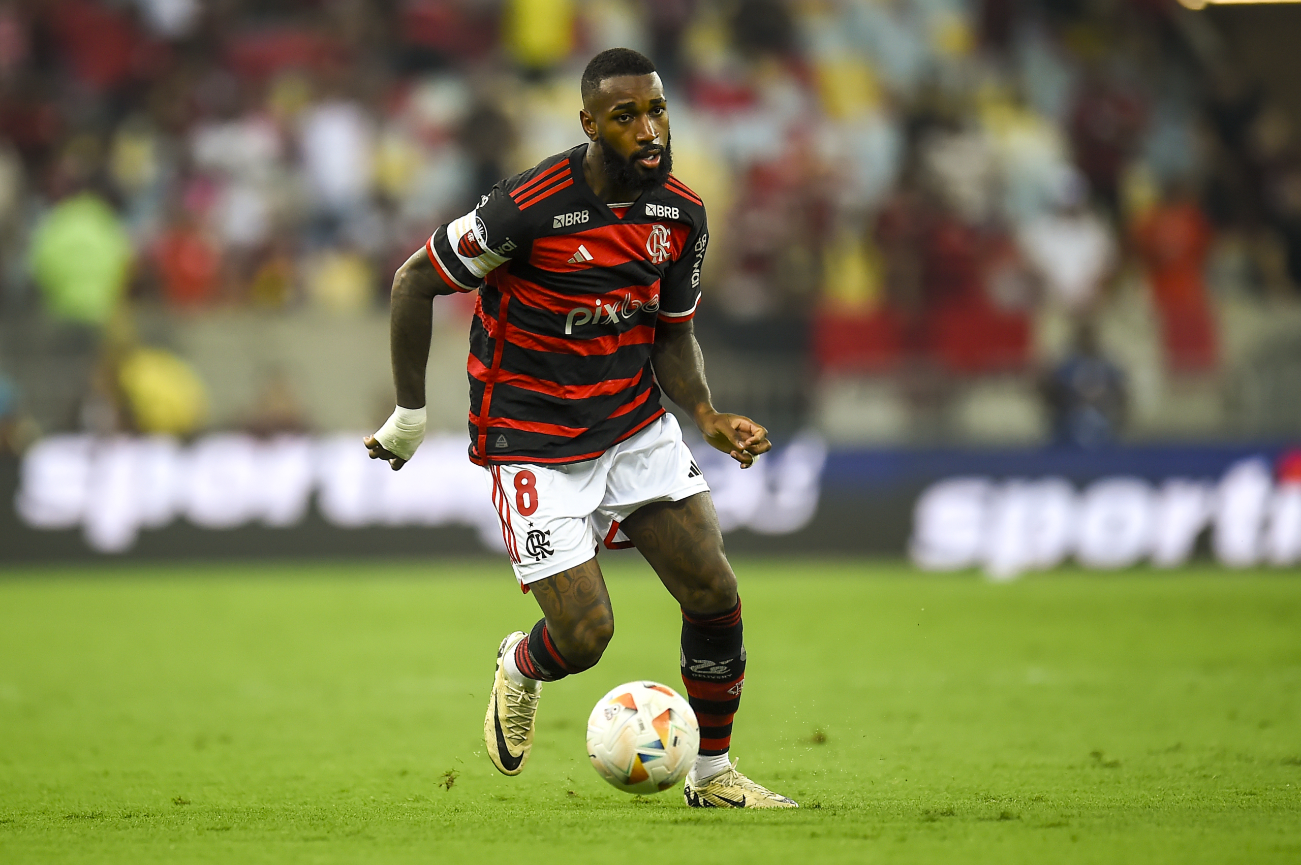 Gerson quer o Flamengo pensando jogo a jogo para buscar classificação na Copa Libertadores da América