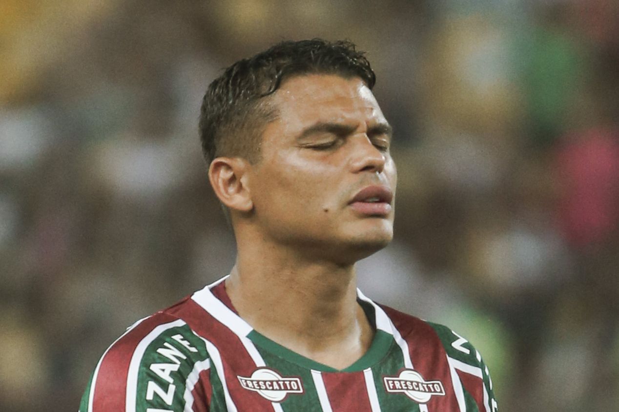 Thiago Silva é um dos lideres do Fluminense em campo