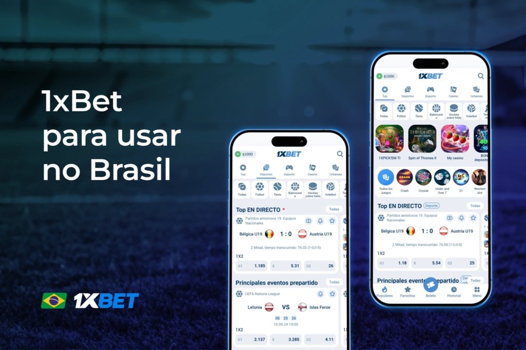 Conheça as versões de aplicativos 1xBet para usar no Brasil
