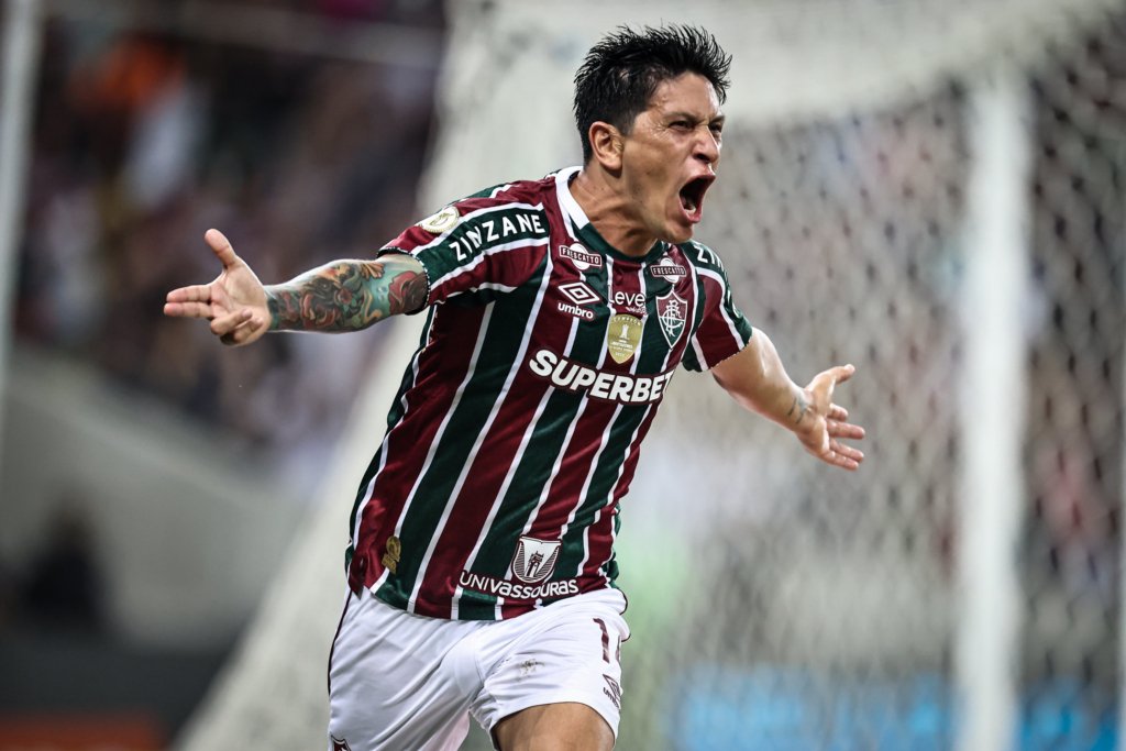 Depois de cinco meses! Germán Cano comemora gol da vitória do Fluminense sobre o Athletico pelo Campeonato Brasileiro