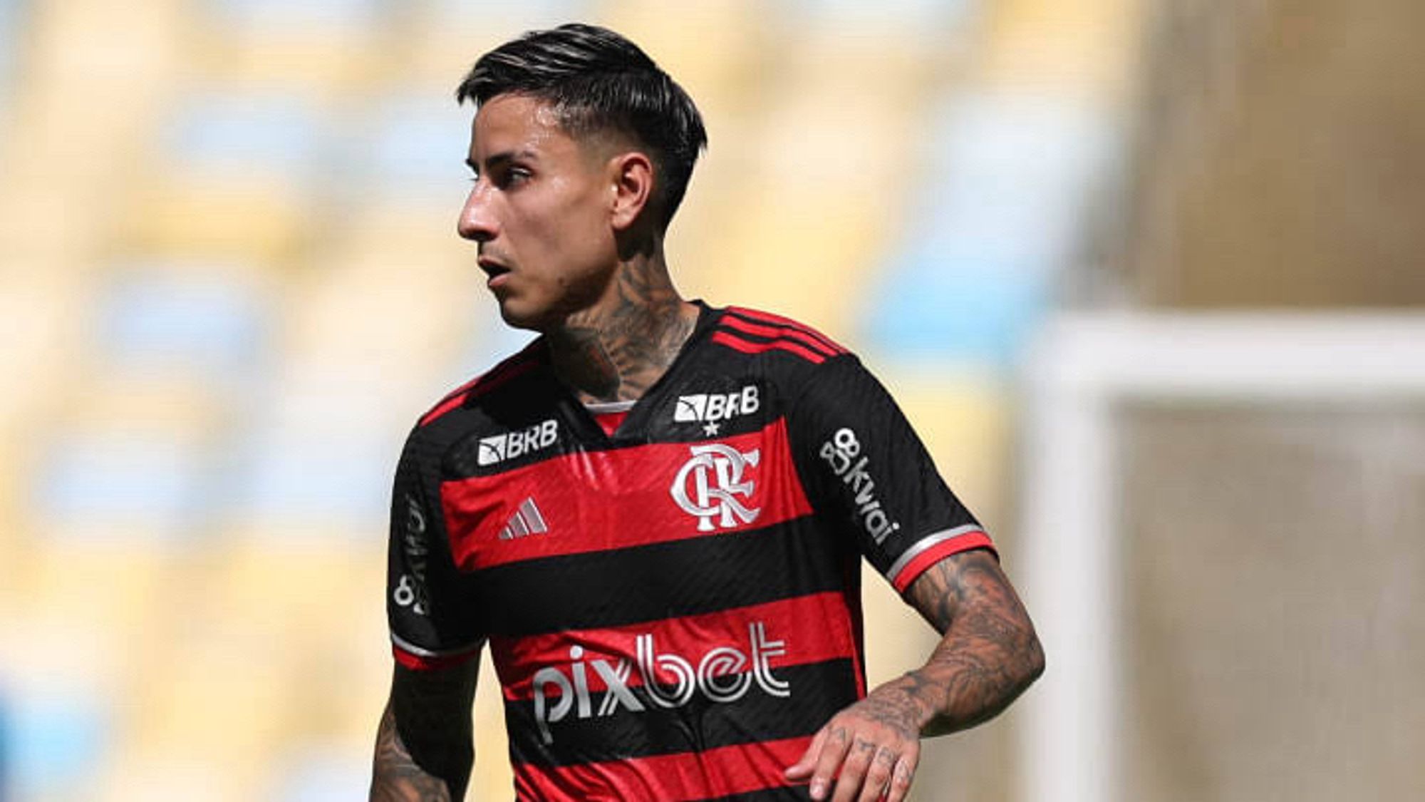 Pulgar recebe elogios de Filipe Luís após desempenho contra o Corinthians pela Copa do Brasil