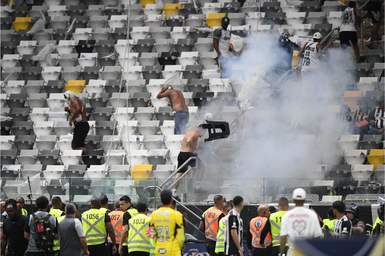 STJD decidiu pela interdição da Arena MRV, após confusão da torcida do Atlético-MG, na final da Copa do Brasil