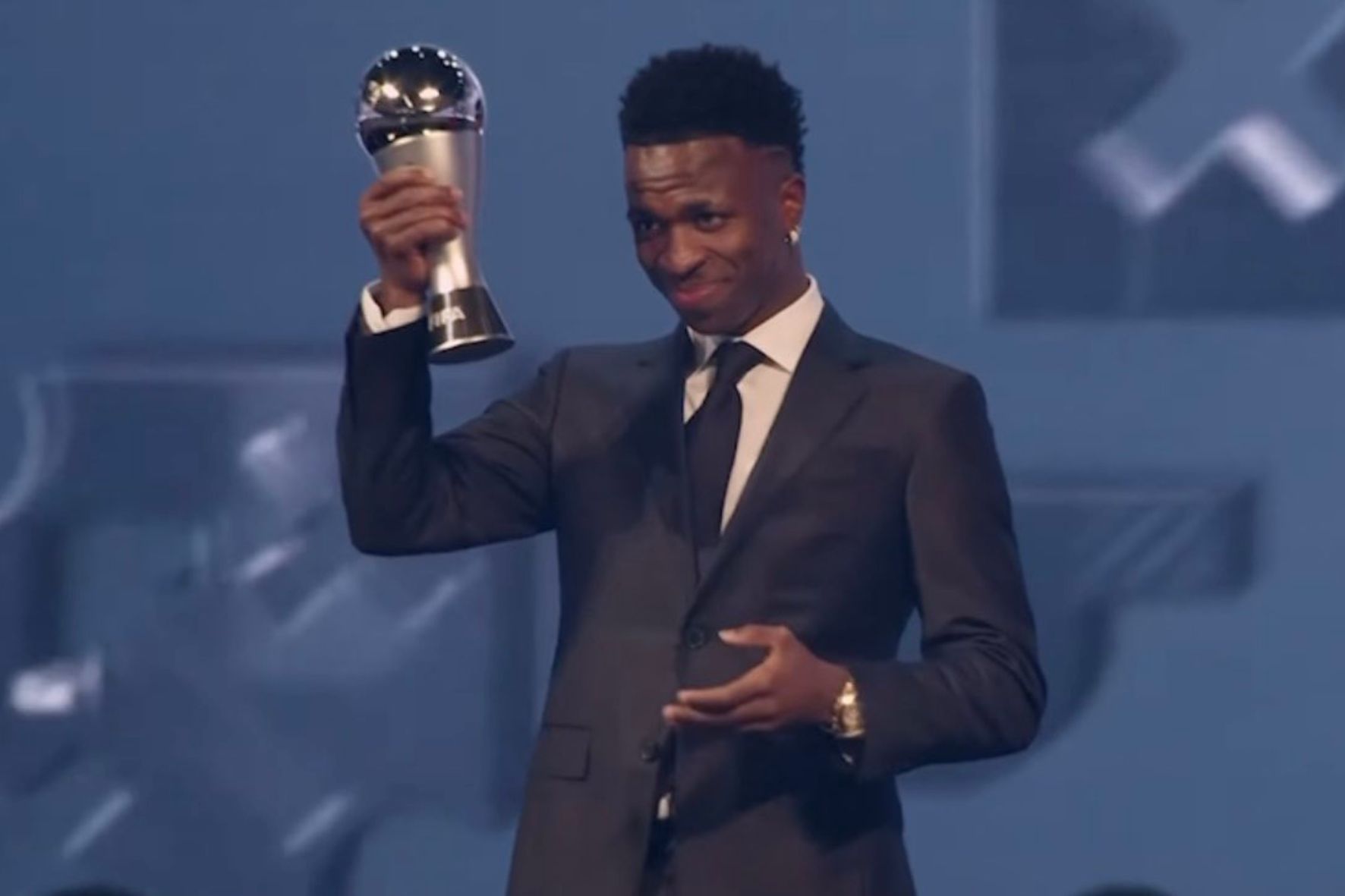 Vini Jr. foi eleito o Melhor Jogador do Mundo na premiação do FIFA The Best 2024