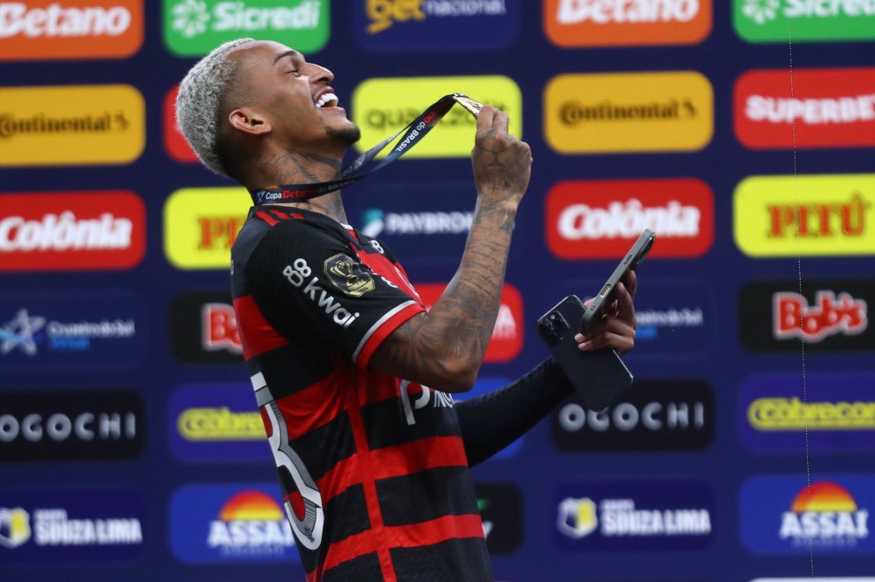 Wesley foi um dos destaques do Flamengo na temporada de 2024. Lateral venceu o Campeonato Carioca e a Copa do Brasil