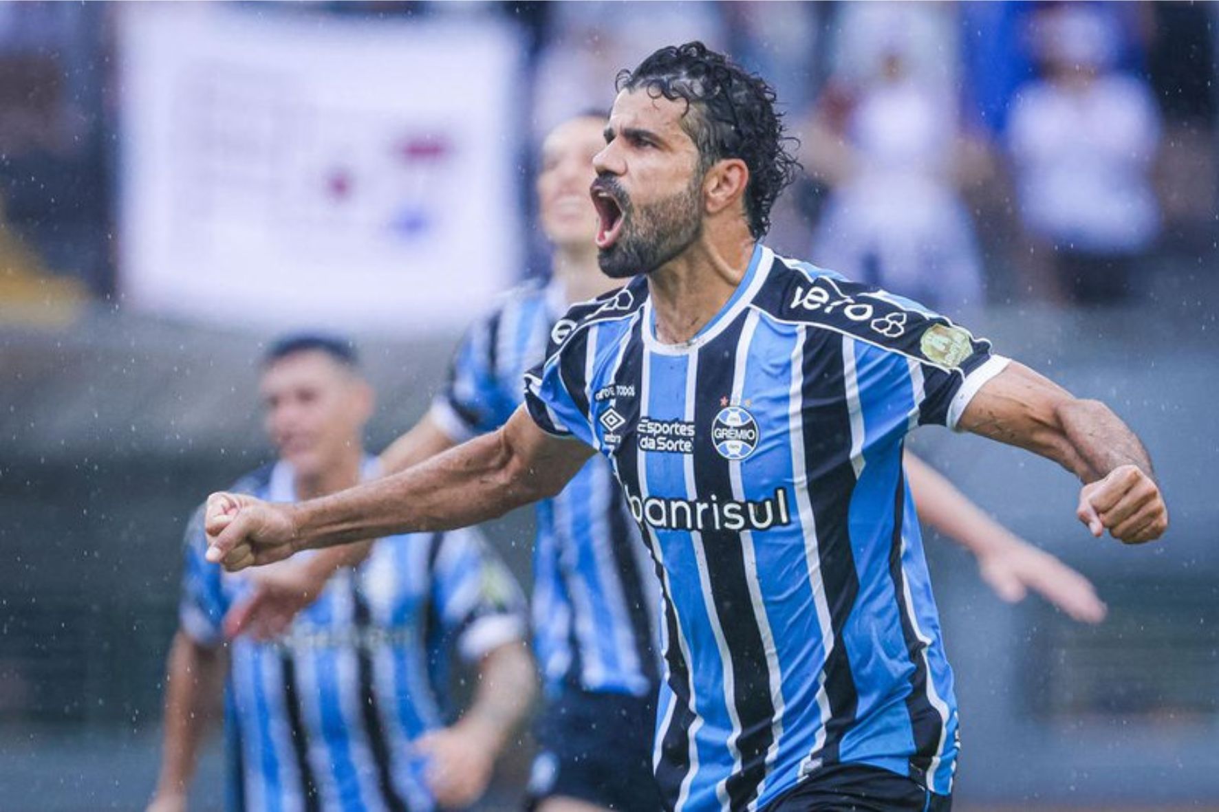 Diego Costa marcou oito gols pelo Grêmio na temporada 2024