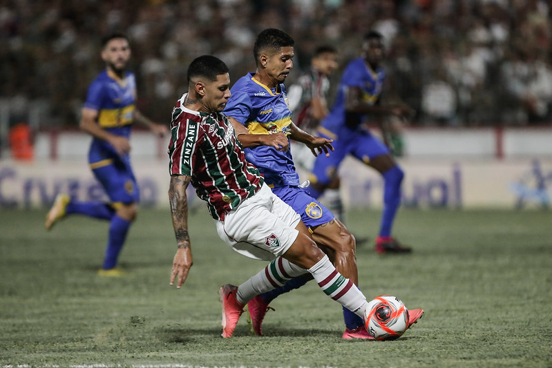 Fluminense enfrentou o Sampaio Corrêa em Bangu