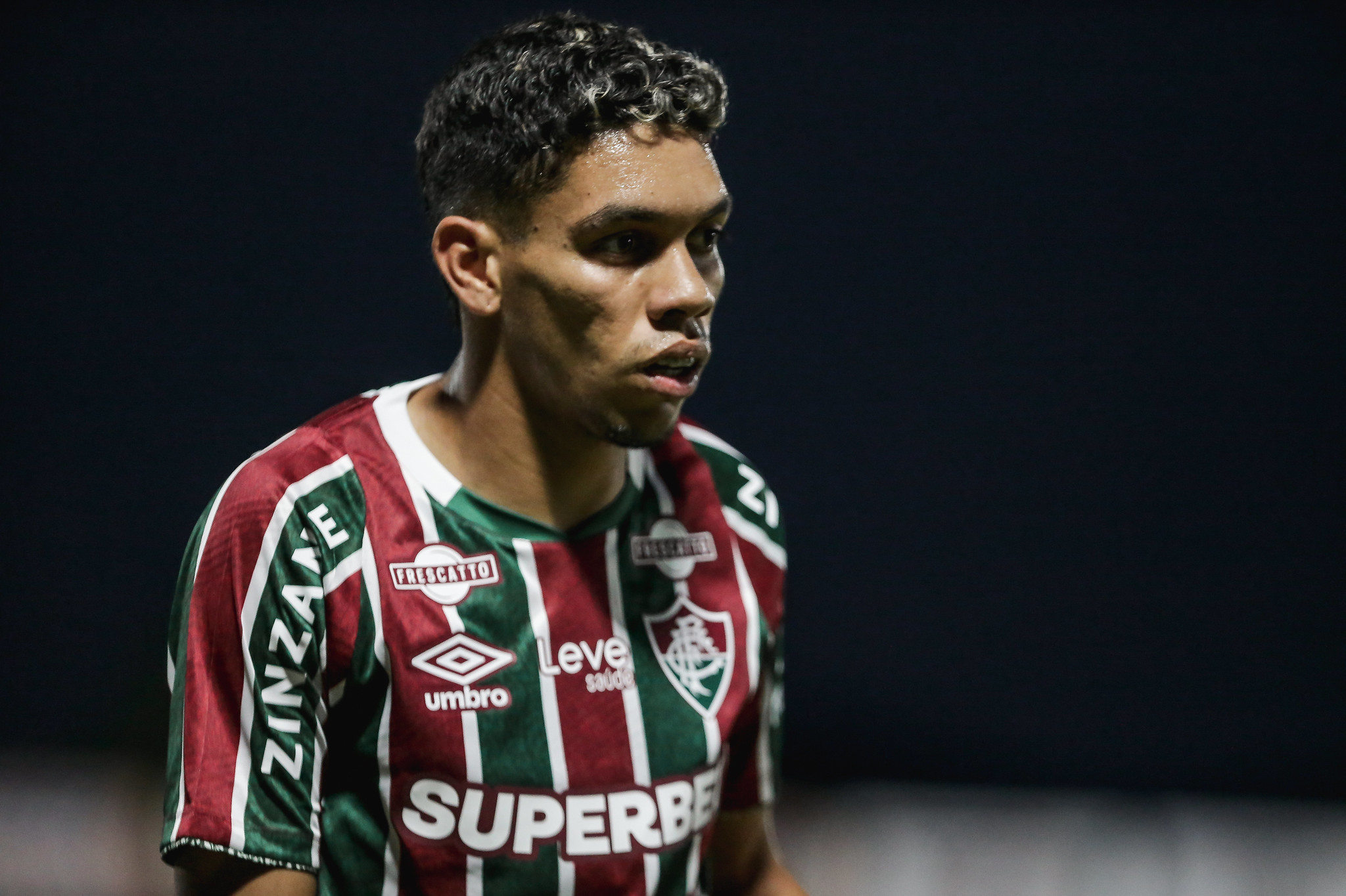 Paulo Baya pelo Fluminense no jogo com o Maricá