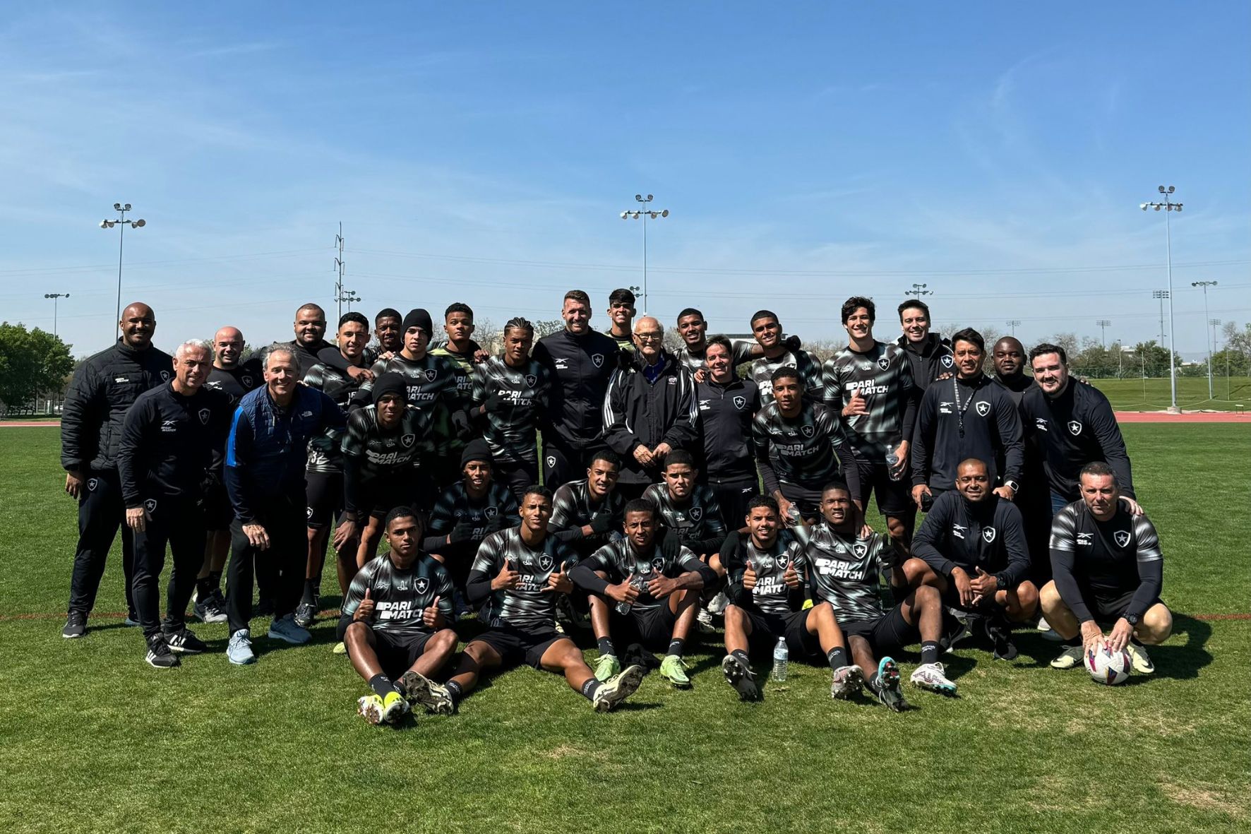 Time de base do Botafogo que disputou a Dallas Cup, em 2024