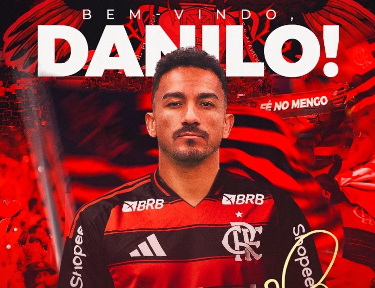 Danilo foi confirmado como reforço do Flamengo