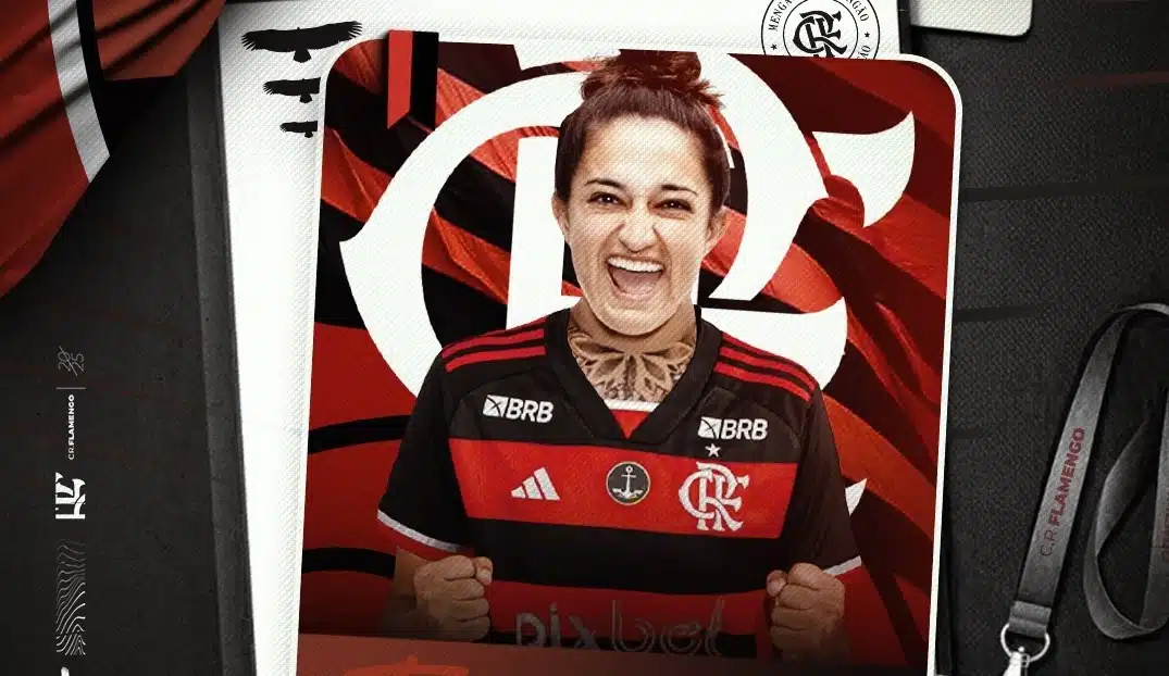 Fernandinha foi confirmada como reforço do Flamengo