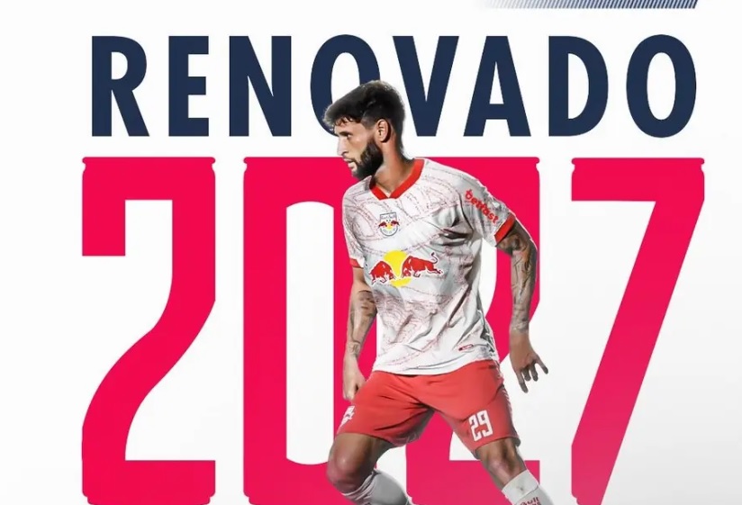 Juninho Capixaba renovou contrato com o Red Bull Bragantino