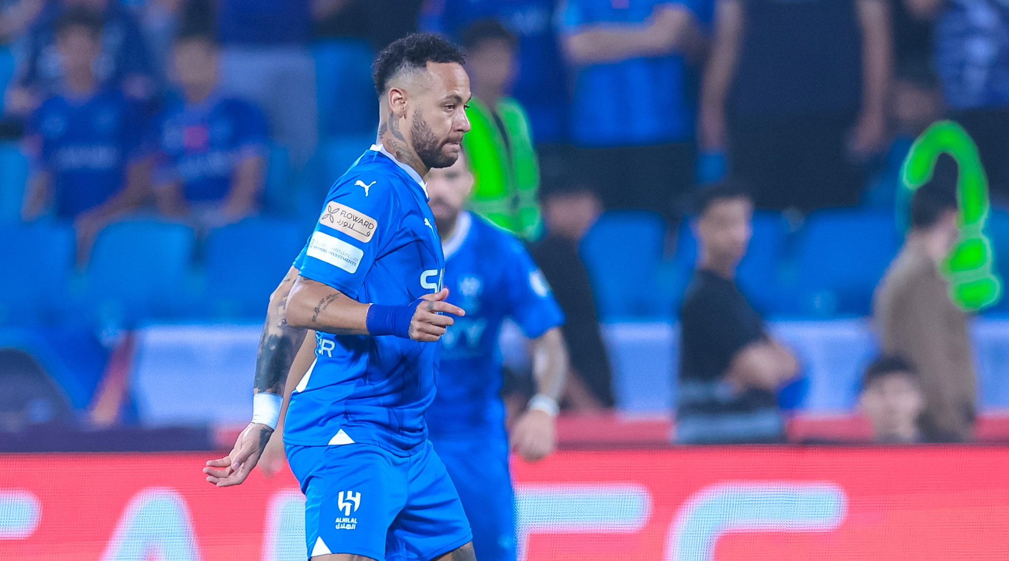 Neymar em ação pelo Al-Hilal