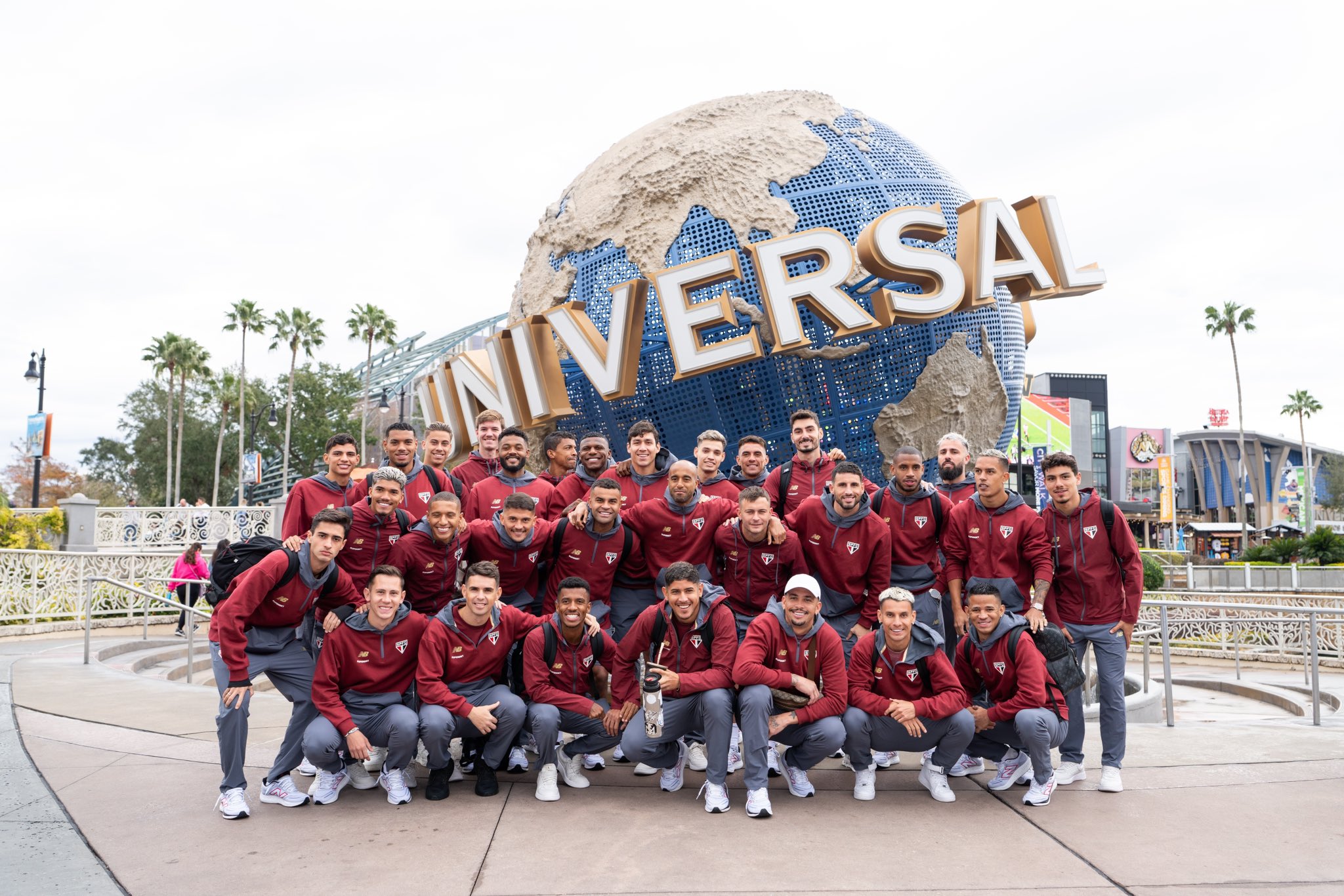 Elenco do São Paulo em Orlando