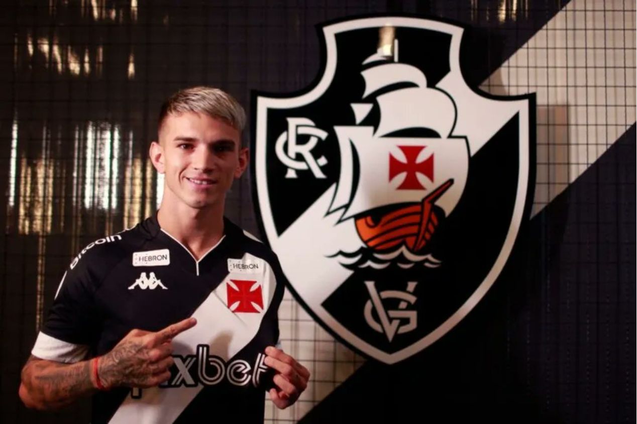 Luca Orellano foi uma das principais contratações do Vasco. Atacante chegou ao clube através do aporte financeiro da 777 Partners