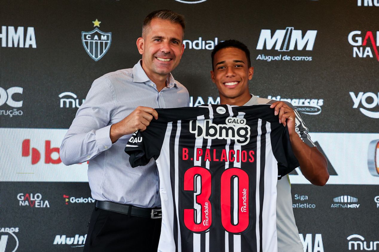 Brahian Palacios no Vasco: o que falta para atacante do Atlético-MG ser anunciado como reforço do clube