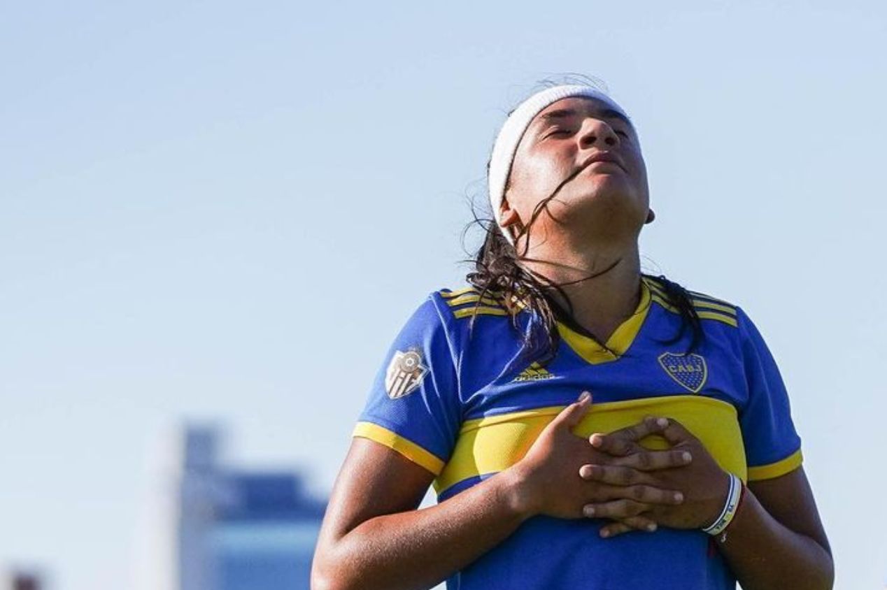 Estefanía Palomar foi revelada pelas categorias de base do Boca Juniors. Atacante argentina é a principal contratação do Fluminens em 2025