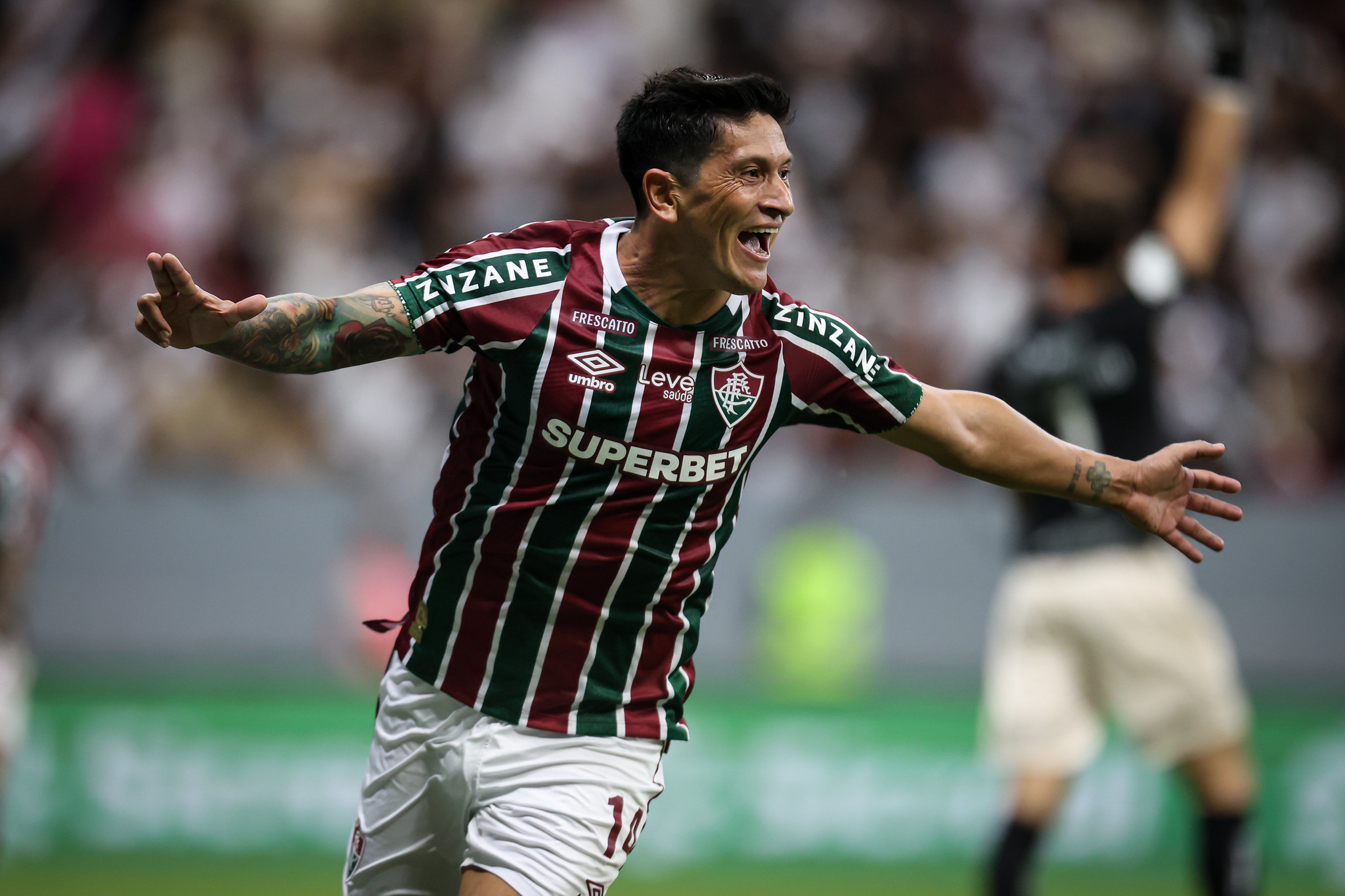 Germán Cano garantiu a vitória do Fluminense sobre o Vasco no Campeonato Carioca