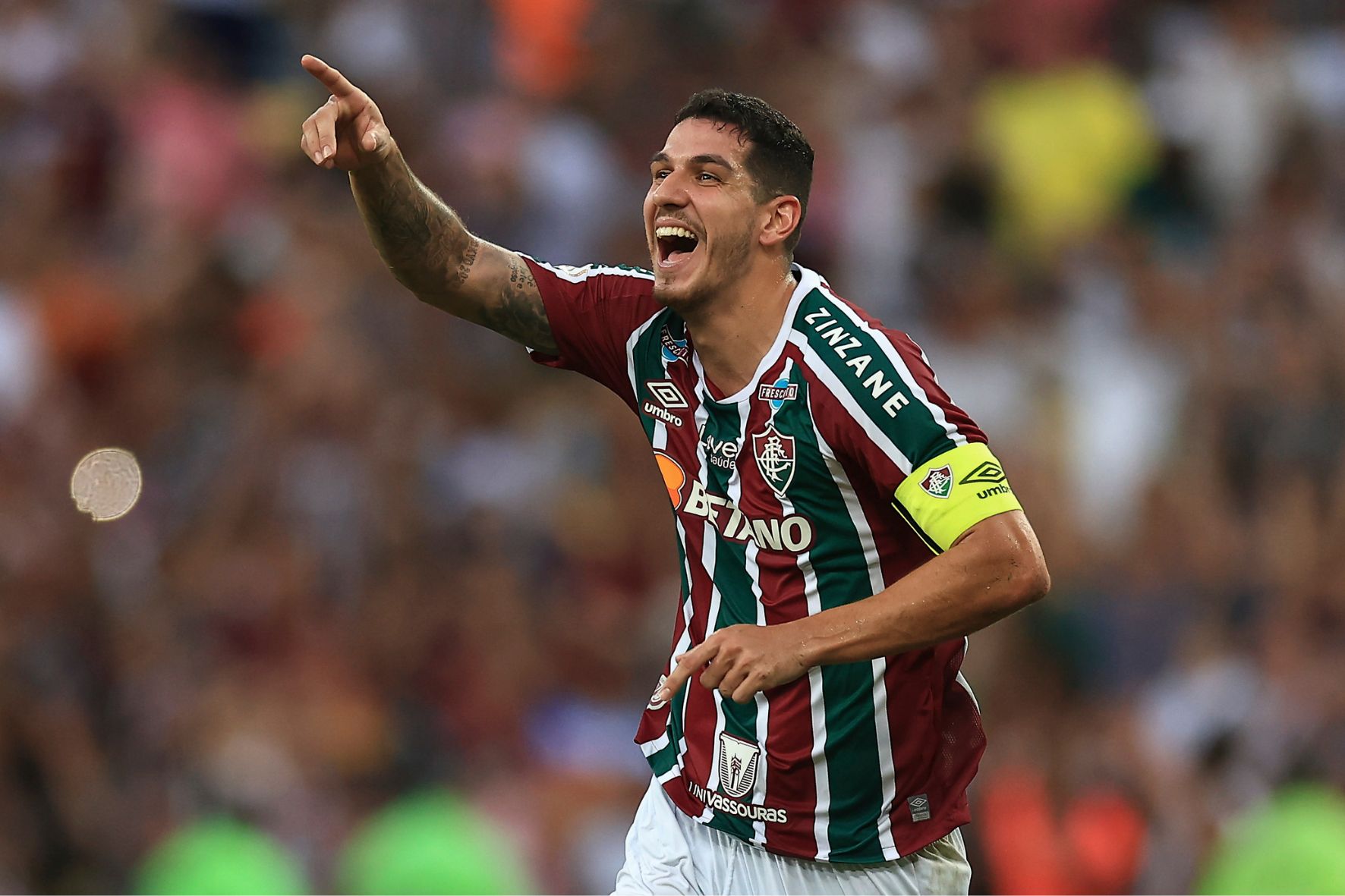 Nino conquistou a Copa Libertadores de 2023 pelo Fluminense