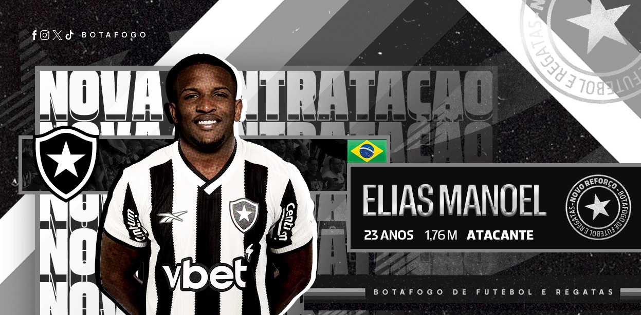 Elias Manoel é o novo reforço do Botafogo