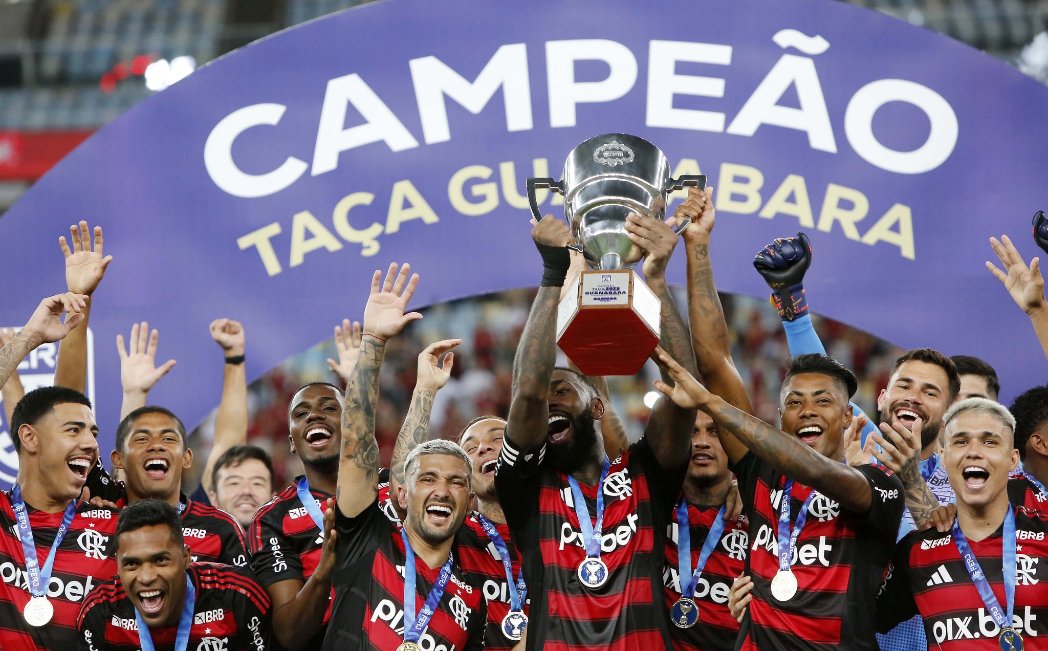 Flamengo conquistou o bicampeonato da Taça Guanabara