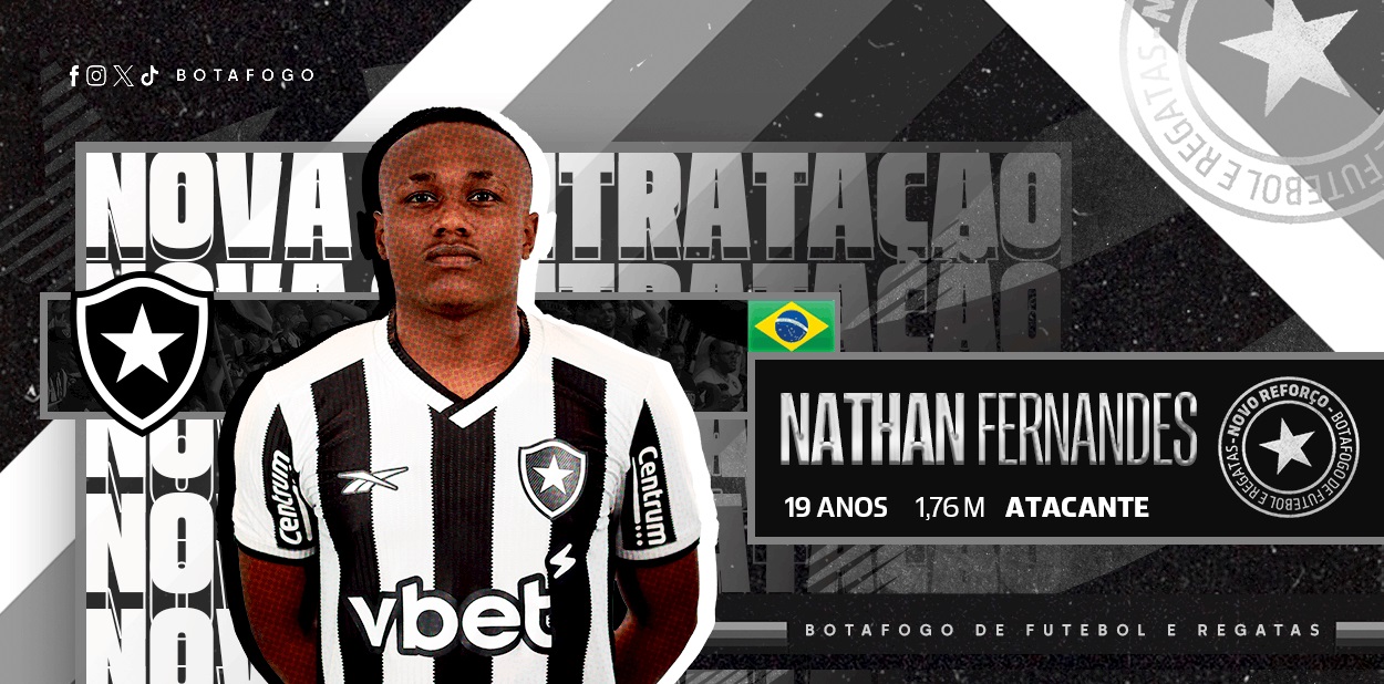 Nathan Fernandes é o novo reforço do Botafogo