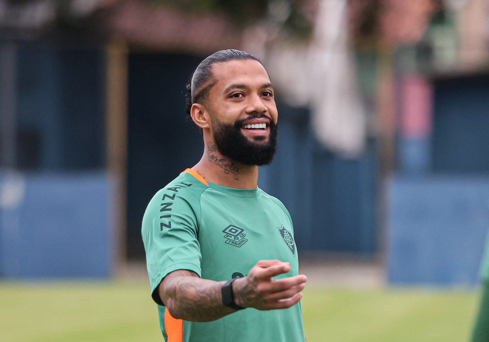 Otávio em treinamento do Fluminense