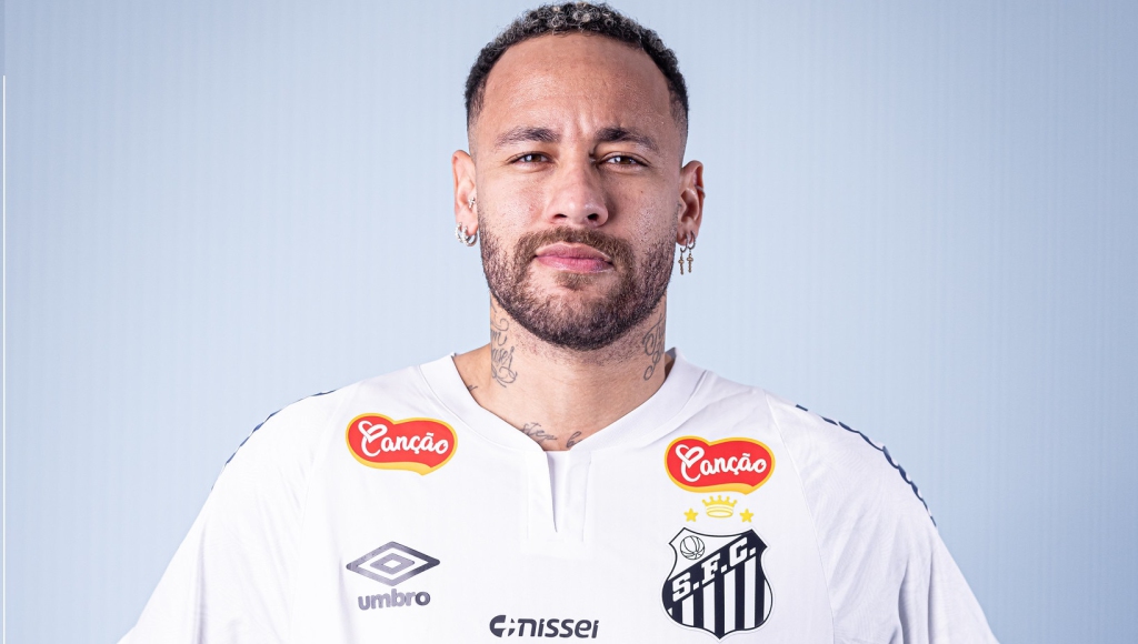 Neymar chegou para reforçar o Santos