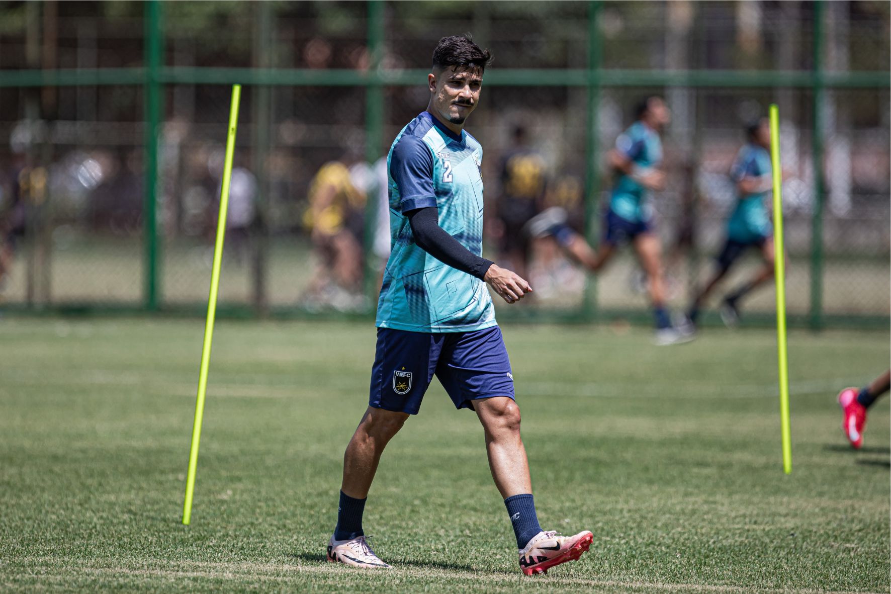 Du Fernandes em treino do Volta Redonda