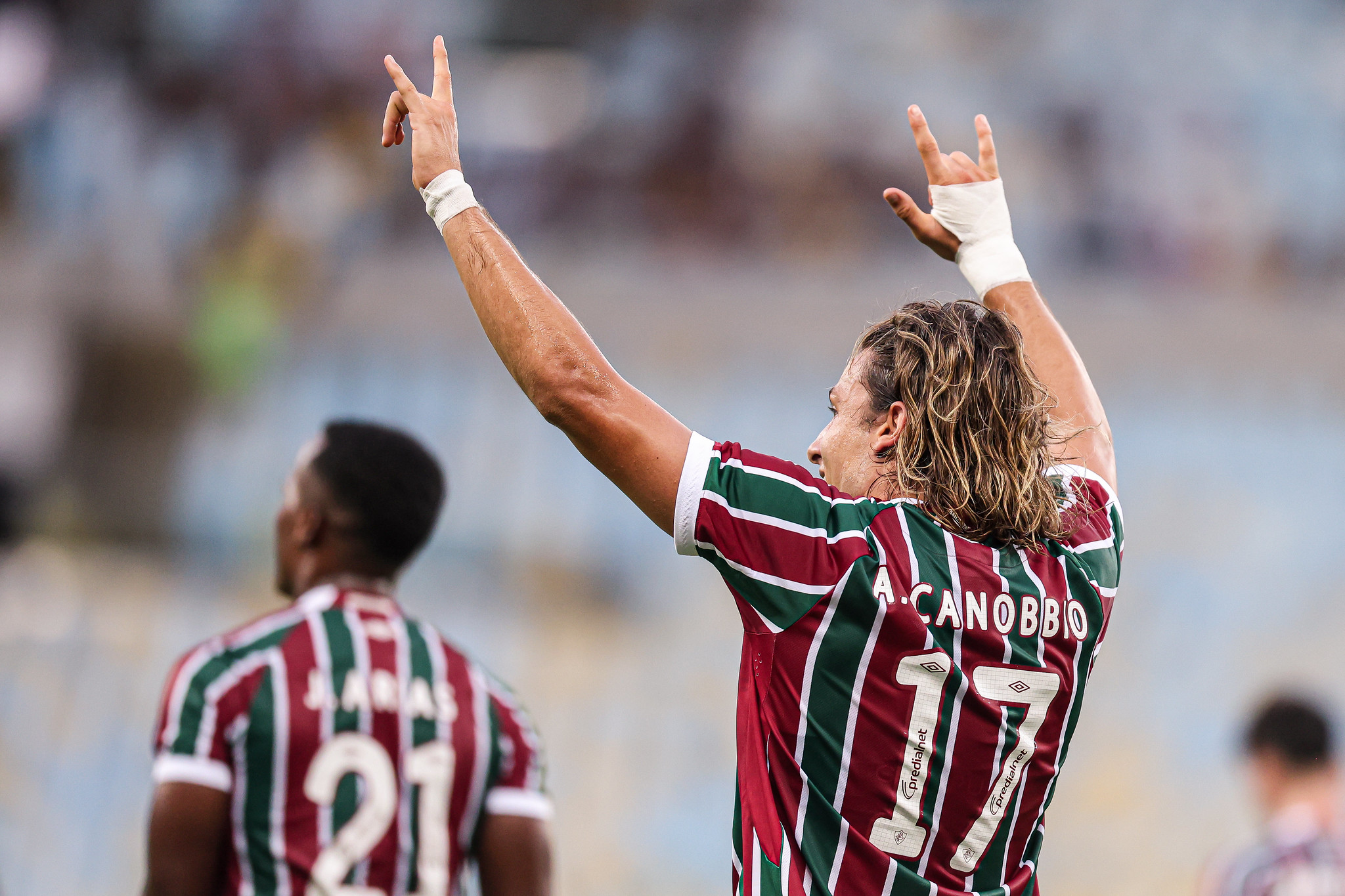 CANOBBIO SE DESTACA NA VITÓRIA SOBRE O VOLTAÇO, AO MARCAR DOIS GOLS.