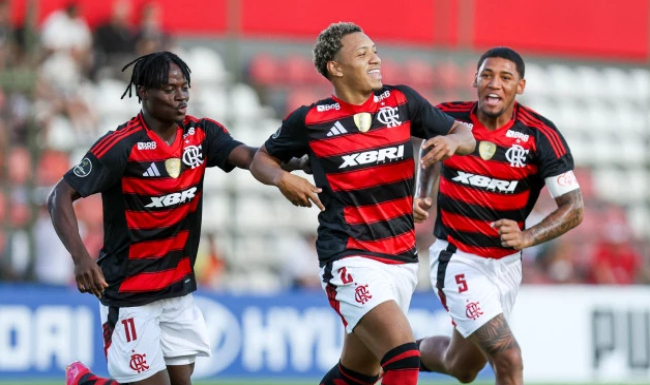 FLAMENGO PASSEIA NA ESTREIA DA LIBERTADORES SUB-20 DE 2025.