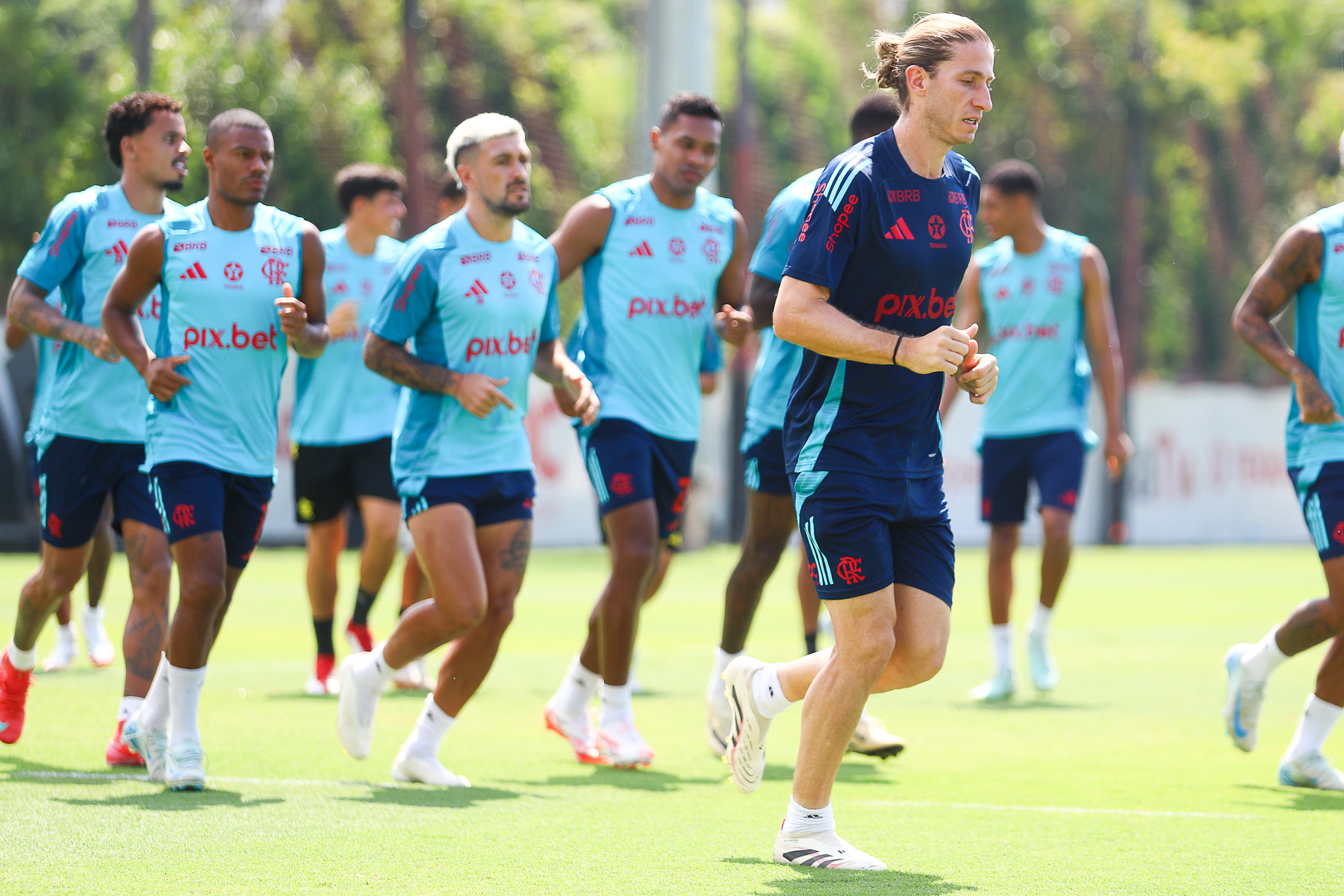 FLAMENGO APRIMORAR A PARTE FÍSICA PARA JOGO CONTRA O VASCO.