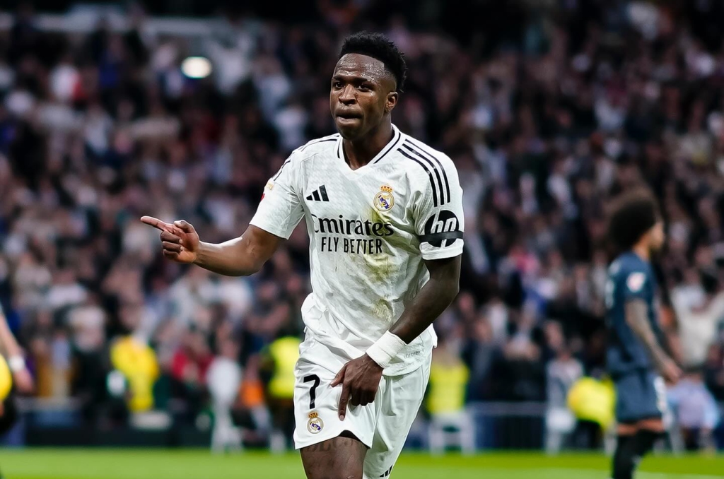 VINICIUS JÚNIOR CHEGA A 105 GOLS PELO REAL MADRID