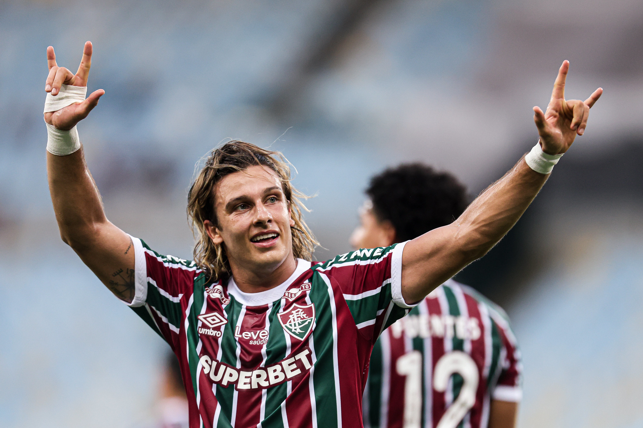 Canobbio comemora gol do Fluminense