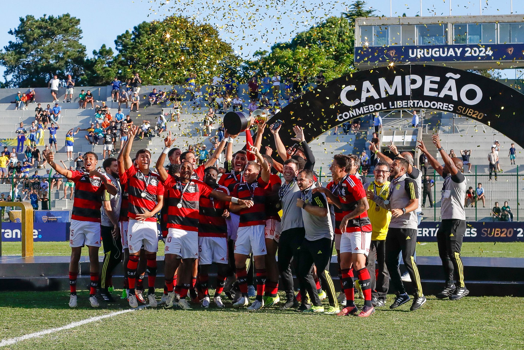 O Flamengo é o atual campeão da Copa Libertadores da América Sub-20