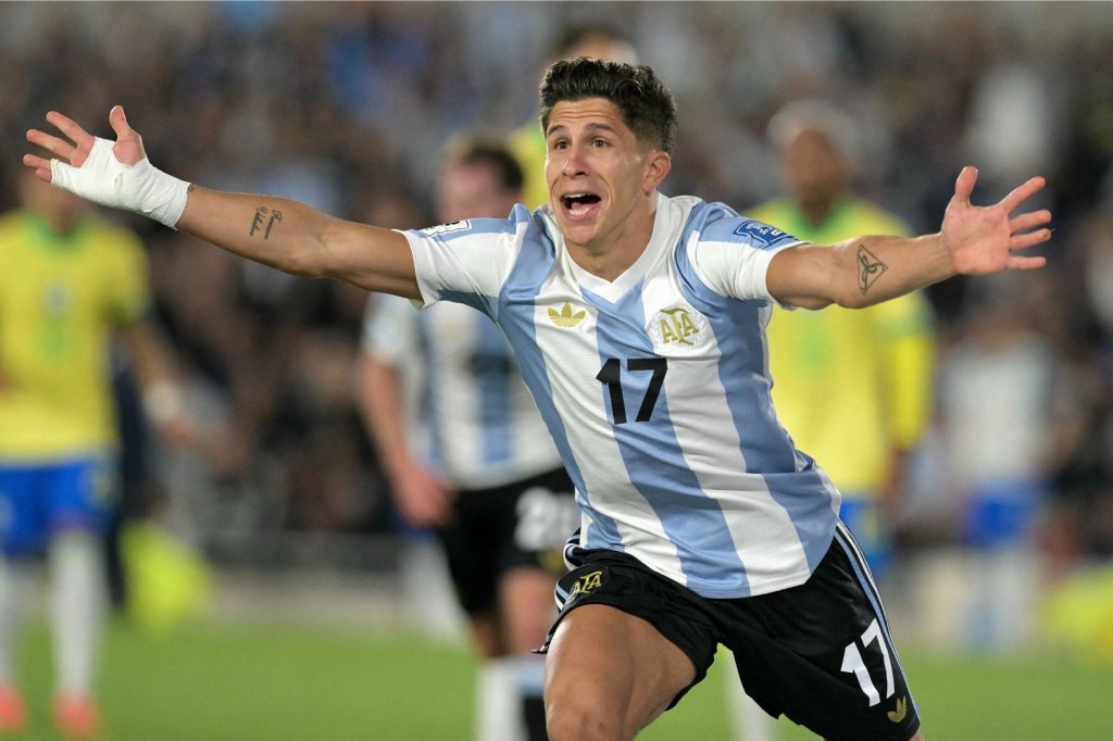 O Brasil foi goleado pela Argentina por 4 a 1