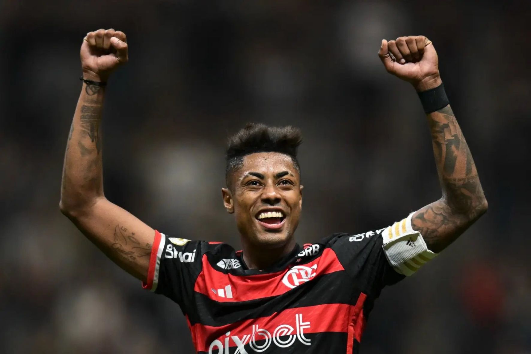 Bruno Henrique garantiu a vitória do Flamengo sobre o Vasco no jogo de ida da semifinal do Campeonato Carioca