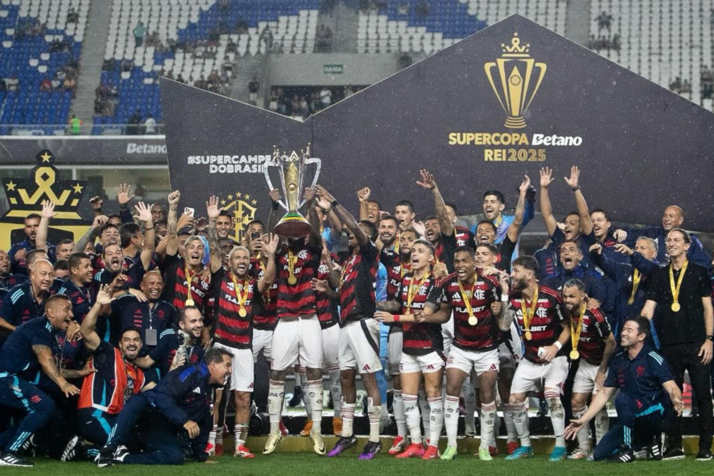 Em 2025, o Flamengo já conquistou a Supercopa do Brasil e o Campeonato Carioca