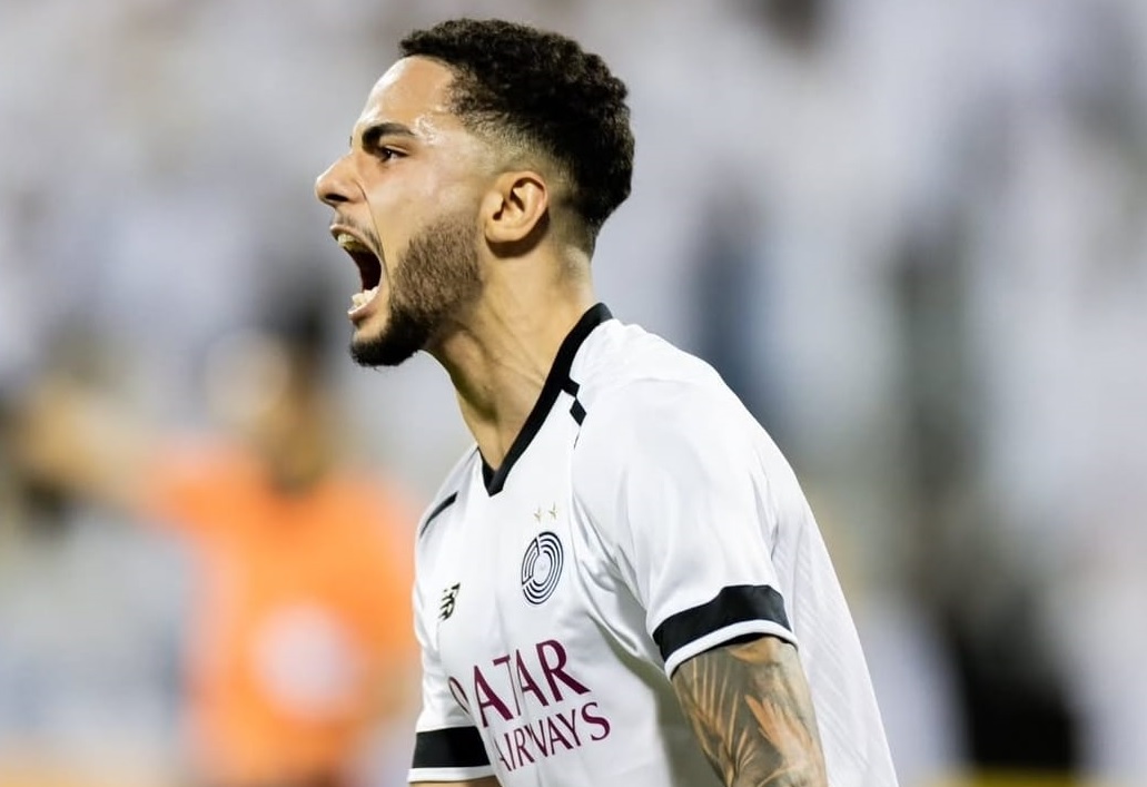 Giovani celebra gol pelo Al-Sadd